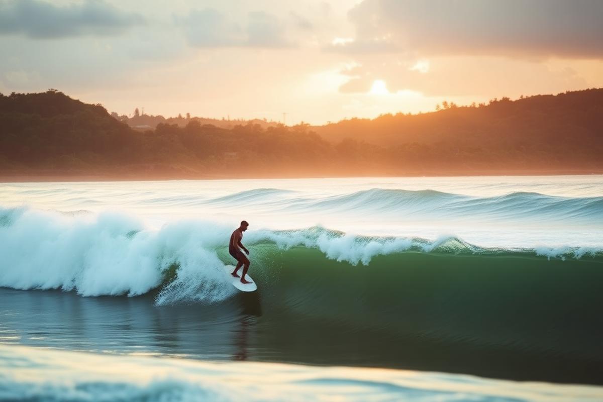 Longboarder at Pavones