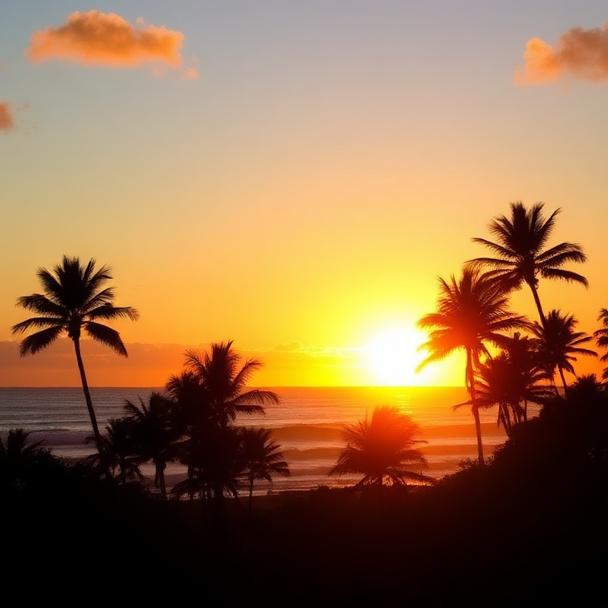 Pipeline sunset