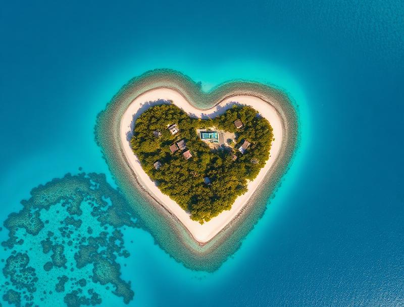 Tavarua Island aerial