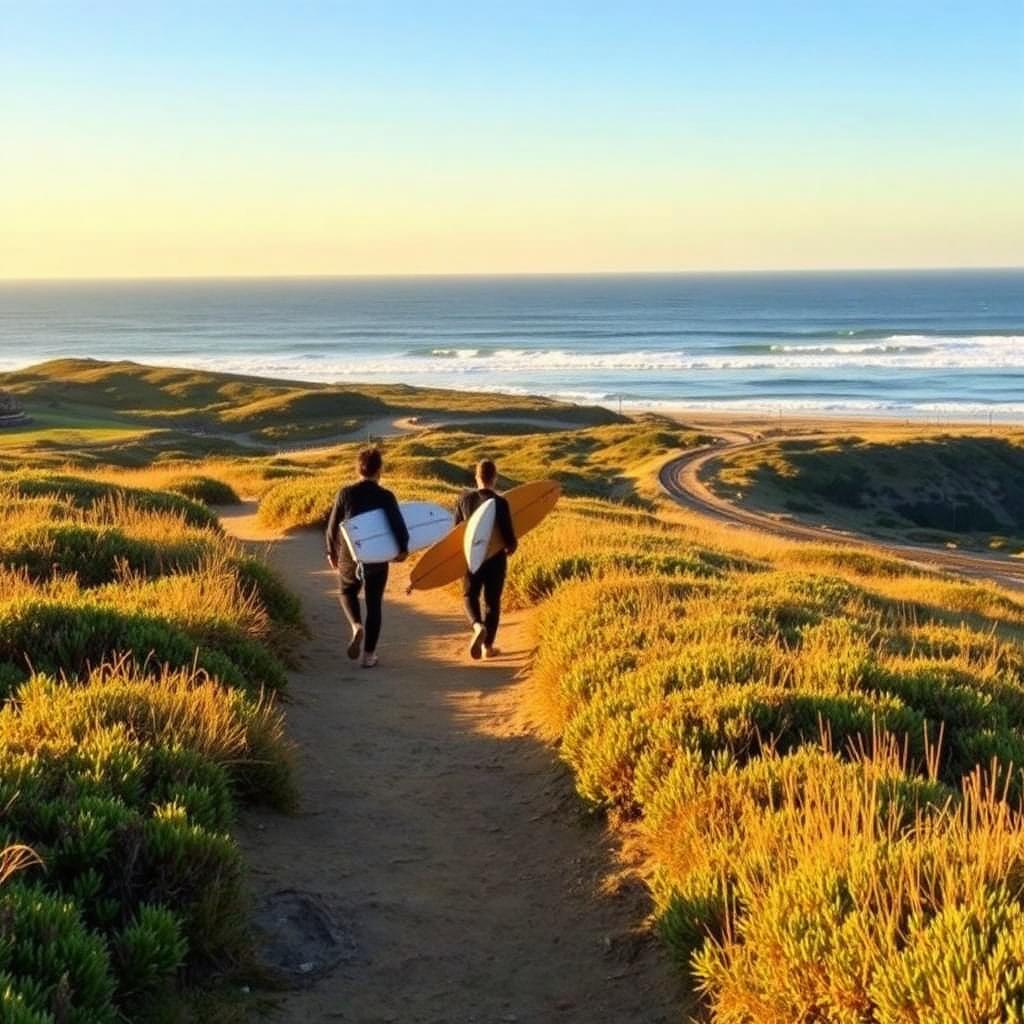 Trilha para Trestles